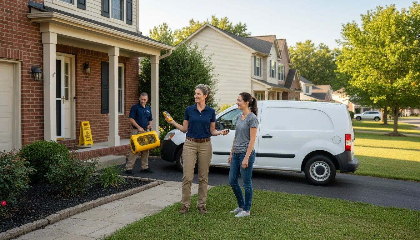 Residential water damage restoration in Meadview, AZ